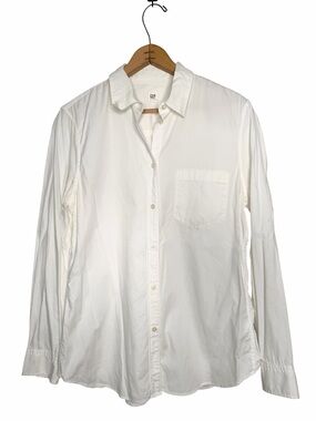 Gap New Slim Shirt in Optic White Button Down Size Large
